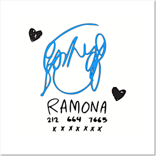 Ramona Flowers phone number Posters and Art